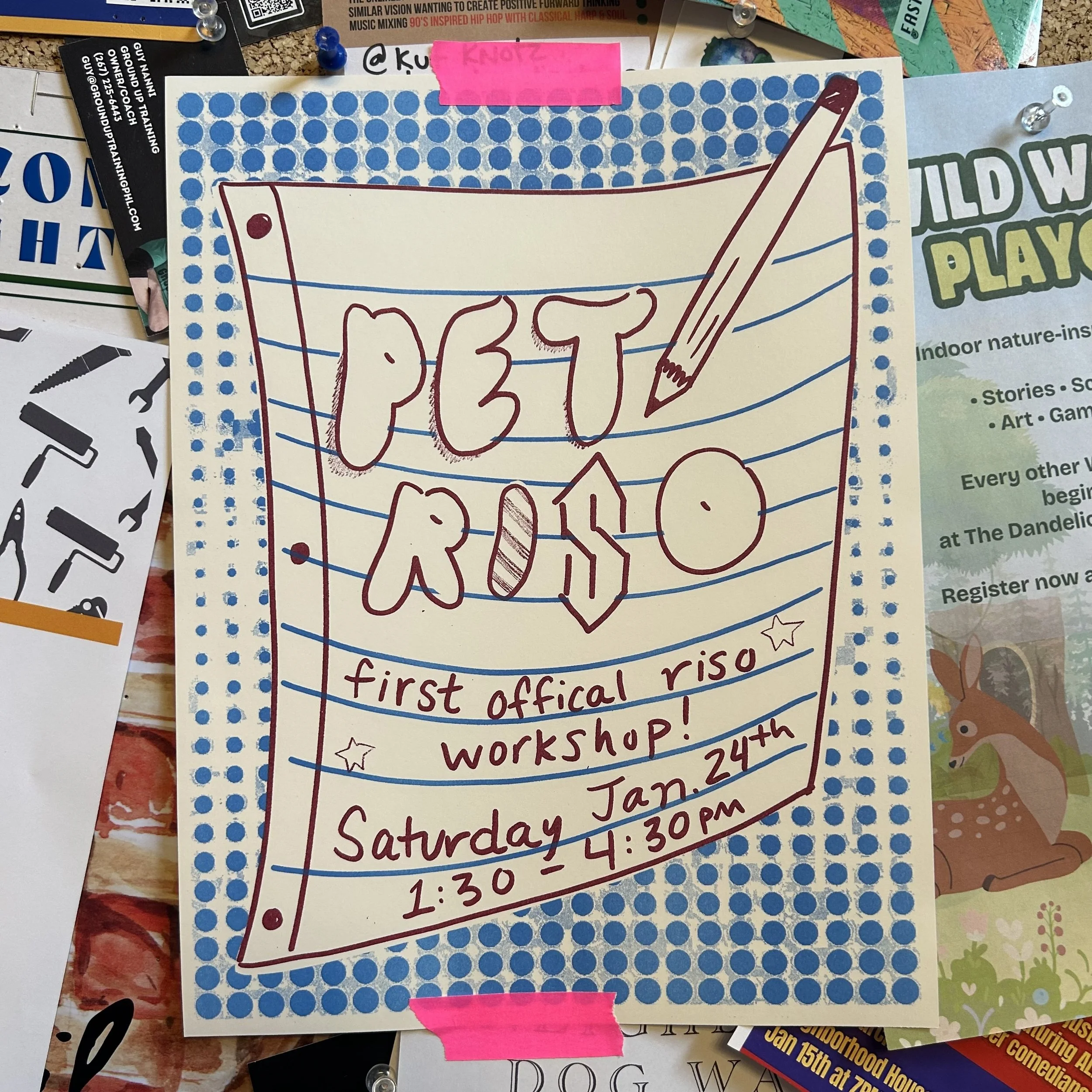 RISO 101: Analog Methods and Basics (JANUARY 24TH CLASS)