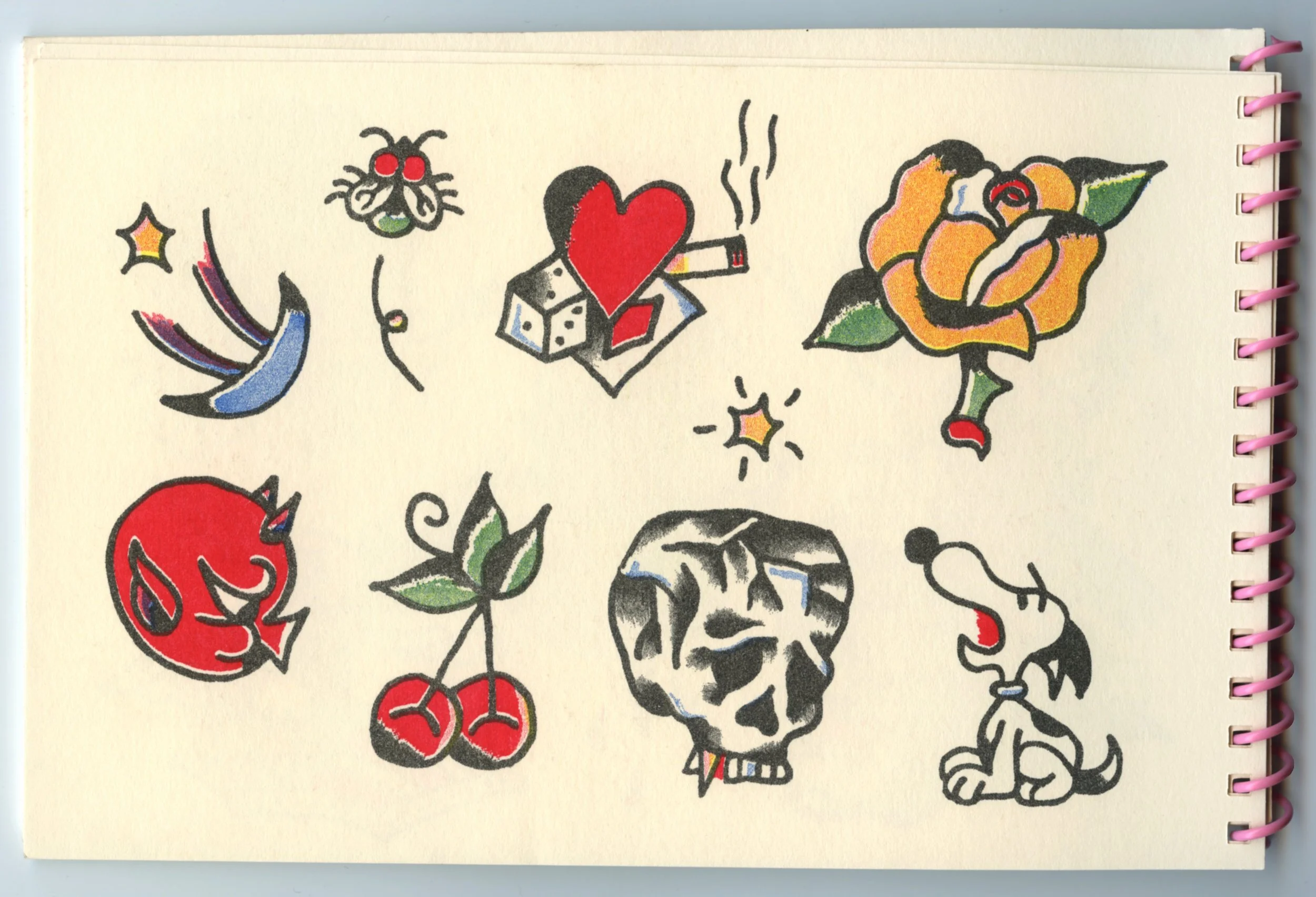 James Joseph Rich, printed in Bright Red, Blue, Yellow, and Black