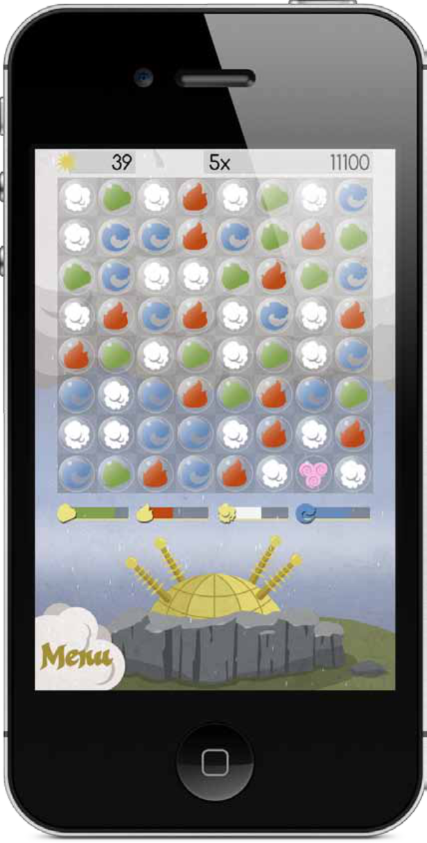 UX/UI Design. Illustration Game: Highstorm