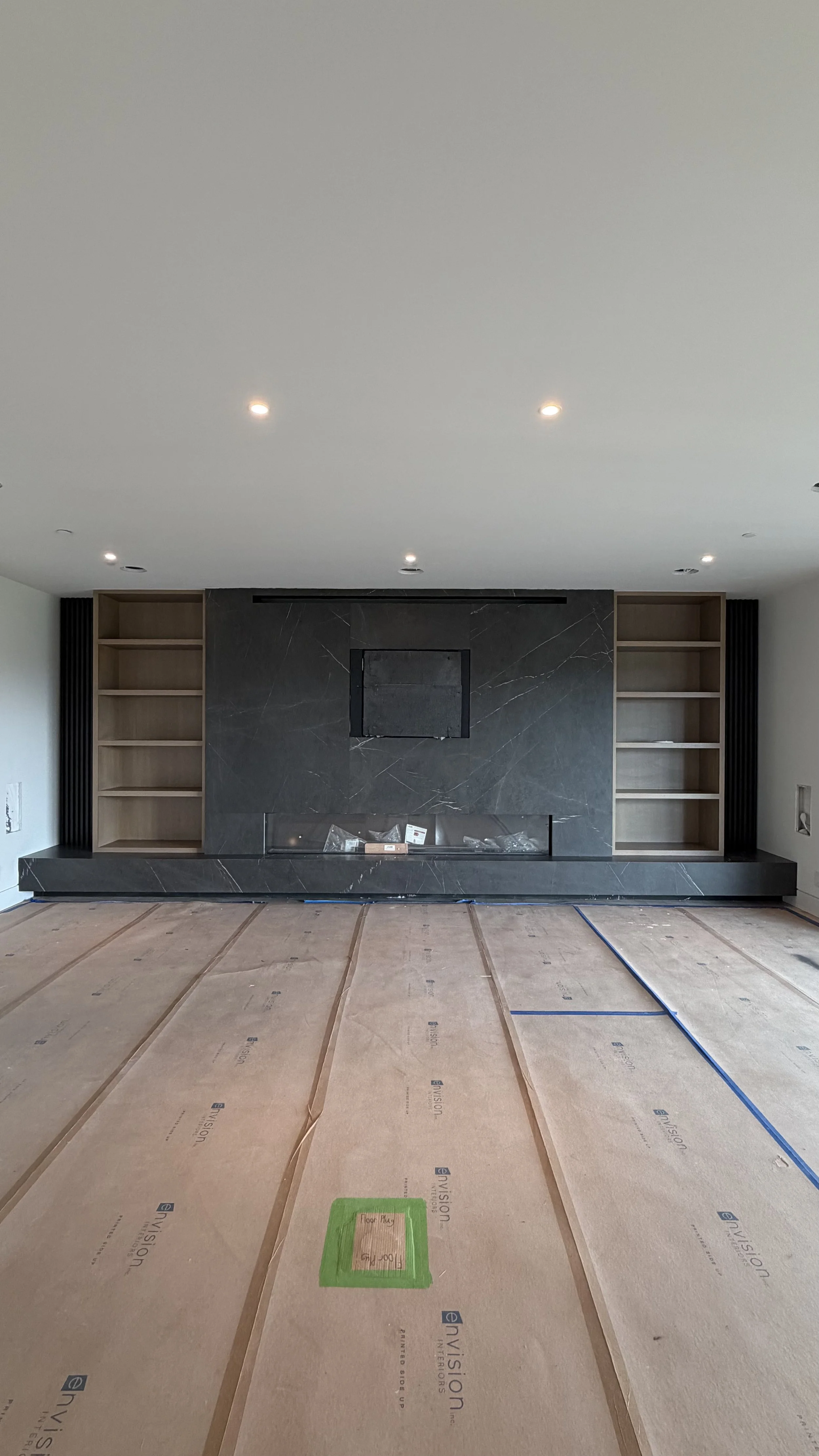 Porcelain Fireplace & Hearth