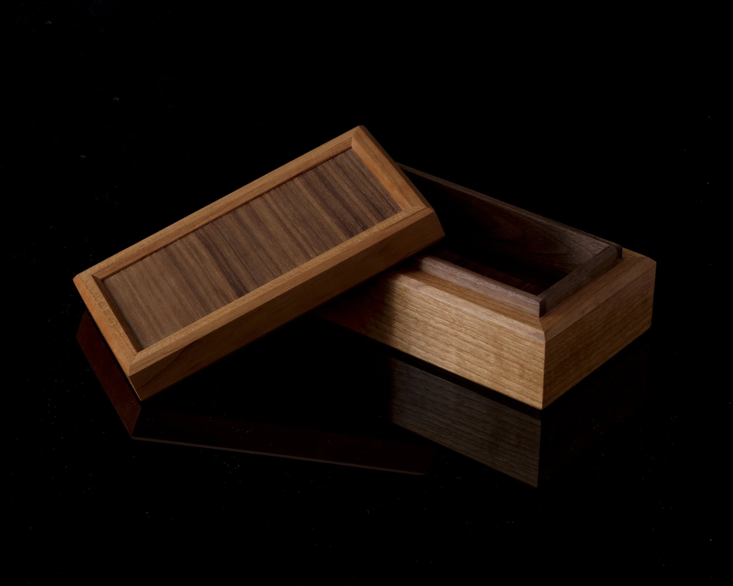 Cherry and Walnut keepsake box