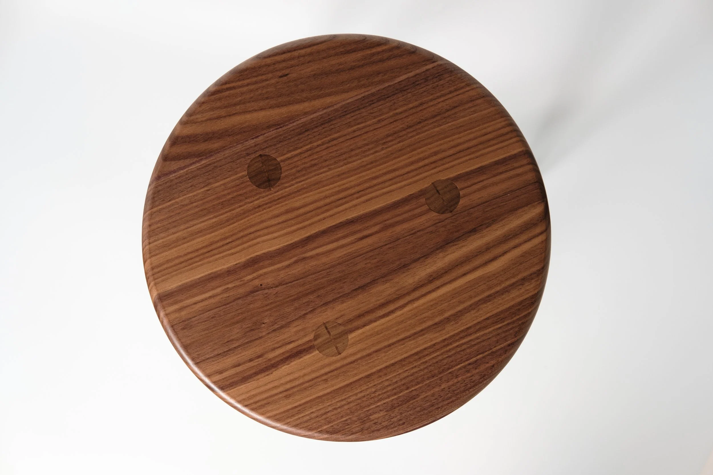 example of walnut timber in bar stool