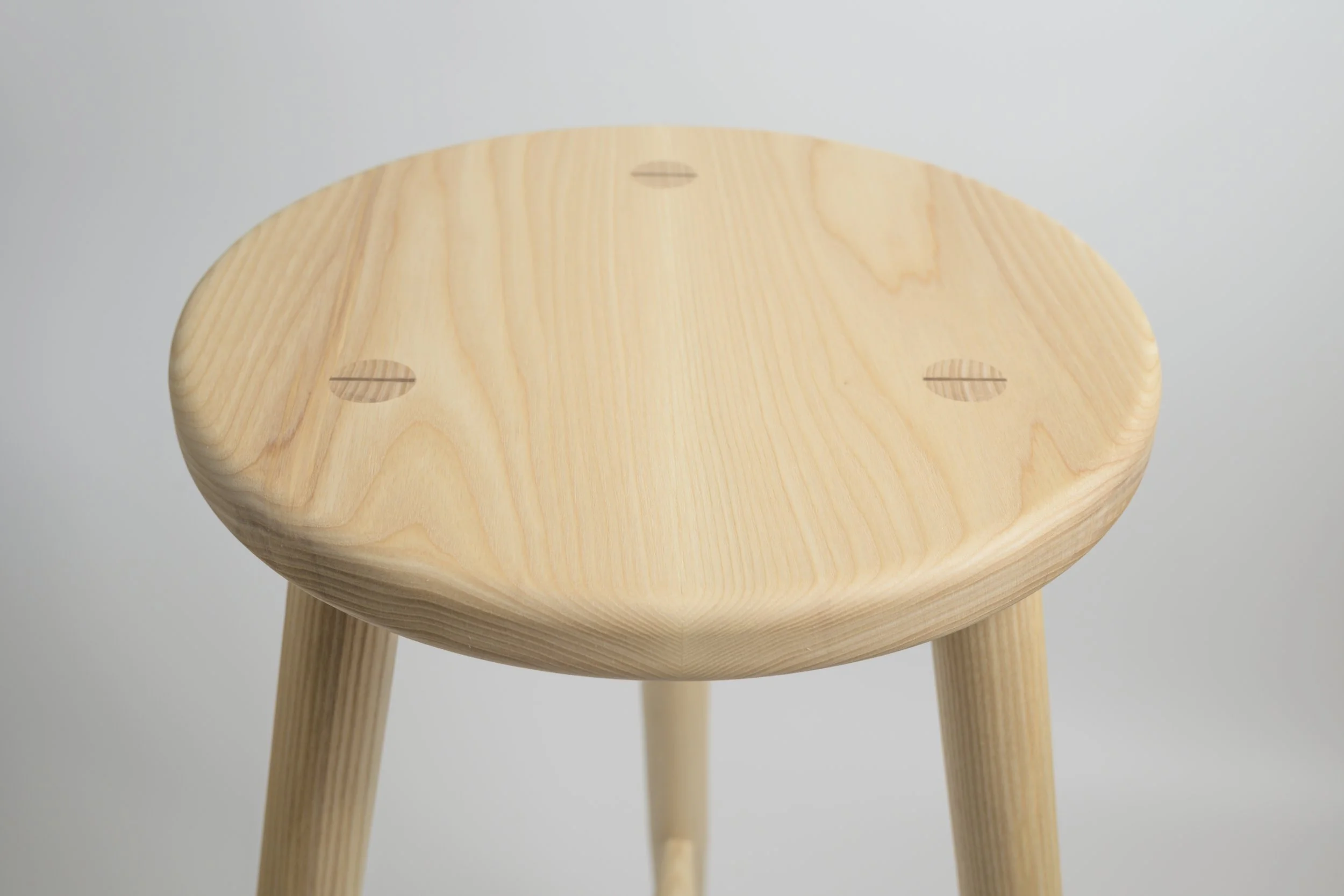 Example of Ash timber used in bar stool