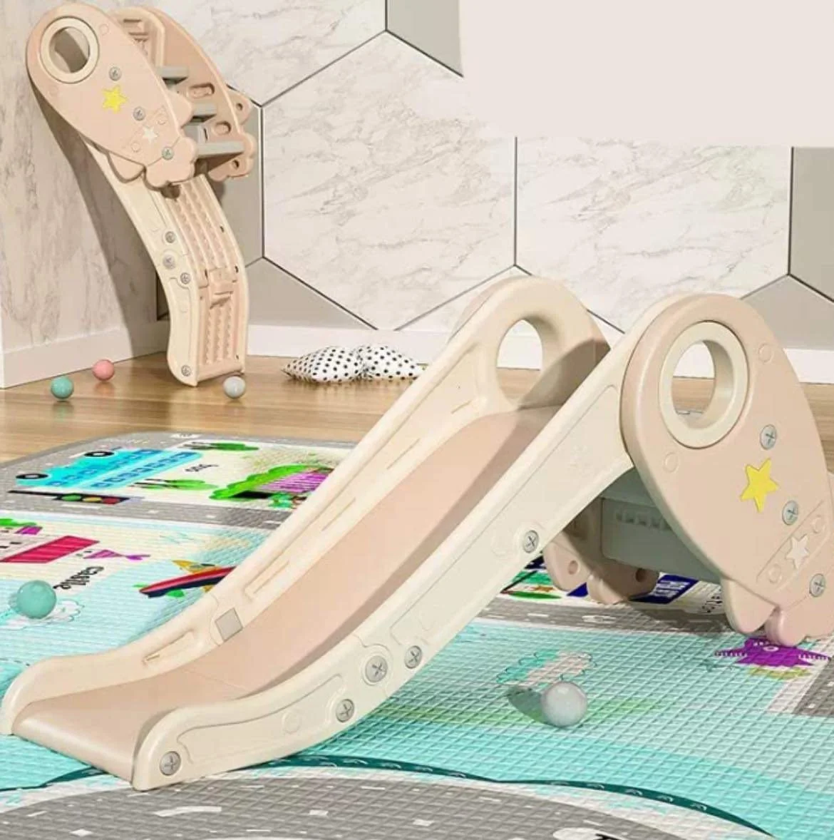 White/Grey Slider Climber