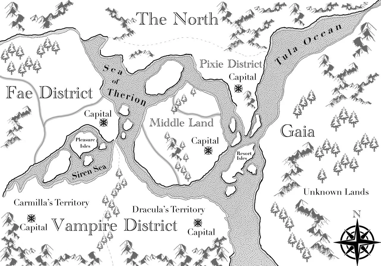 Original Map sketch by Alex Wolf