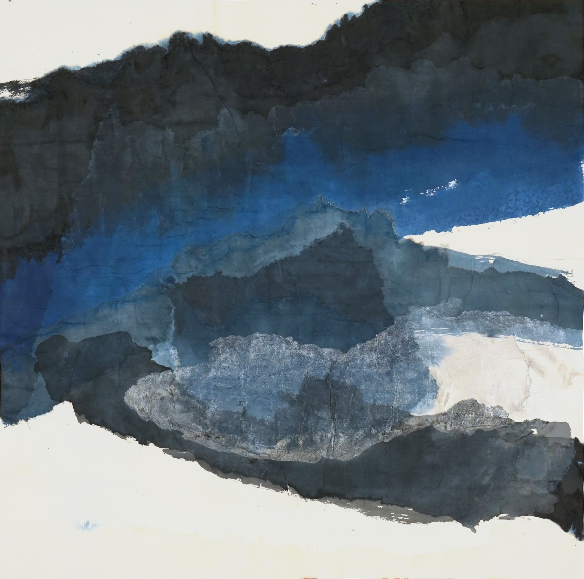 Sans titre, Mars 2015, Encres acryliques sur papier, 68 x 69,4 cm - © Clara Ettedgui - CE2015-0032
