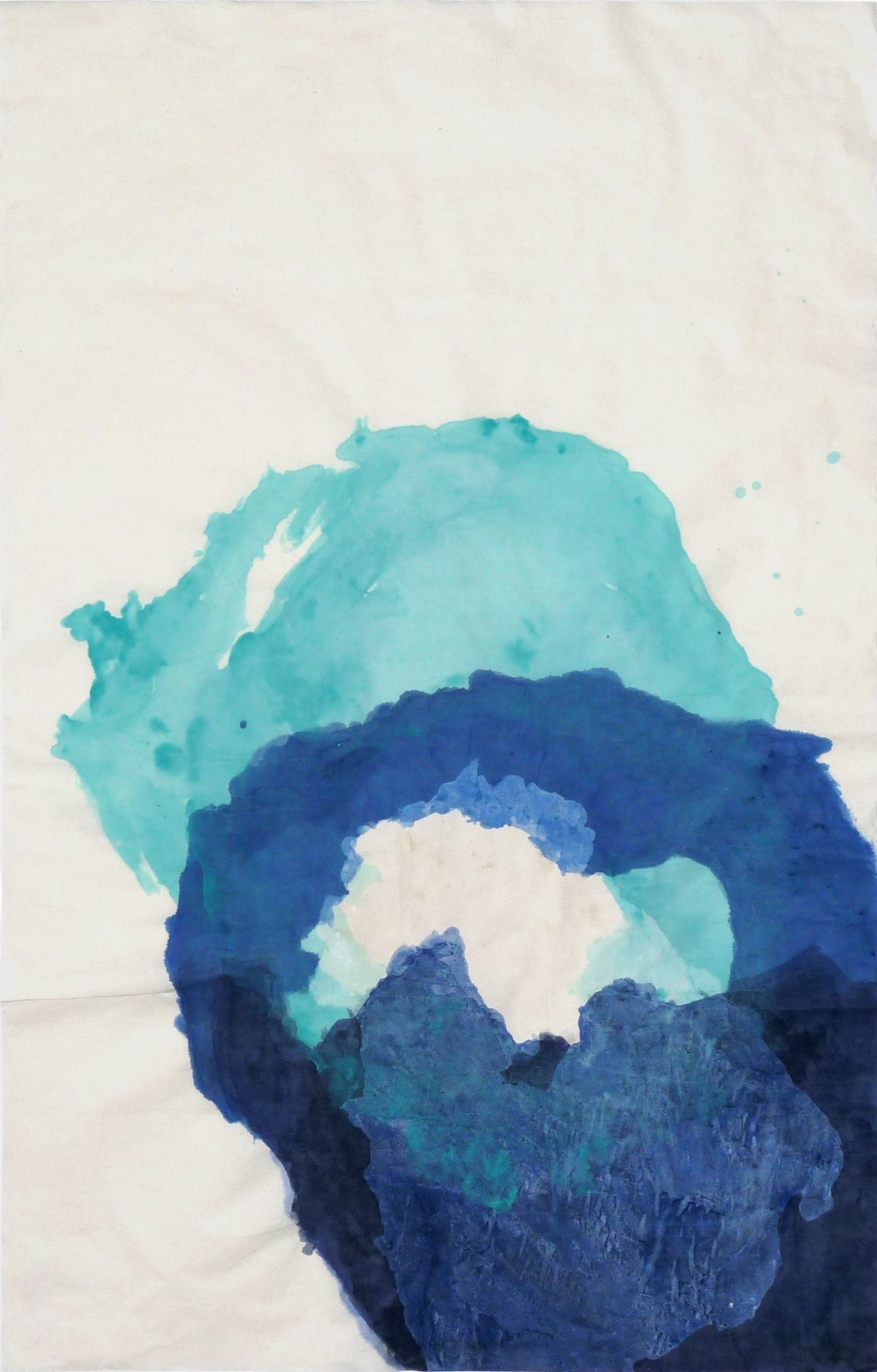Sans titre, Février 2012, Acrylique sur papier, 108,5 x 69,4 cm - © Clara Ettedgui - CE2012-0002