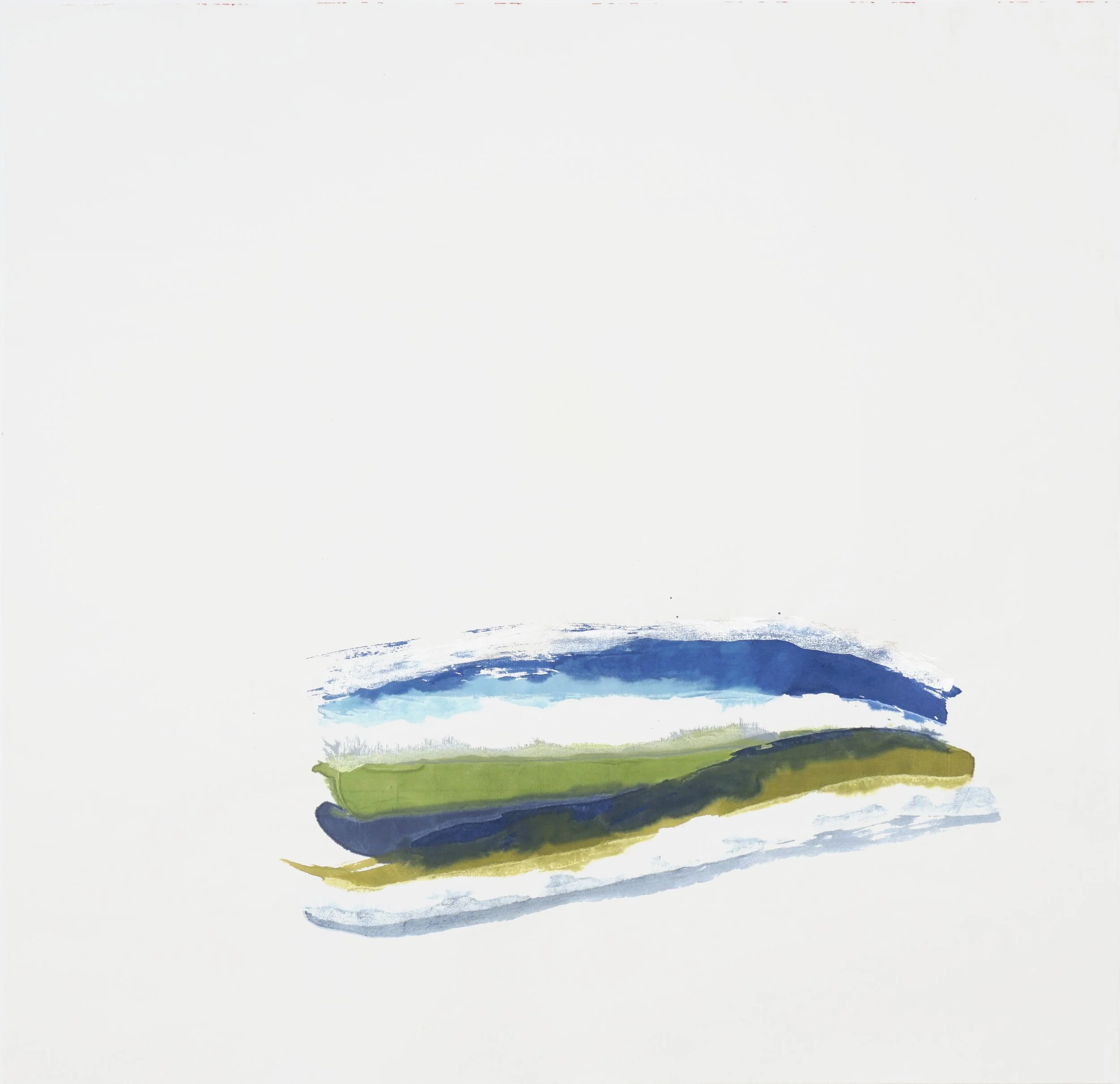 Sans titre, Juillet 2017, Encres acryliques sur papier, 68,3 x 69 cm - © Clara Ettedgui - CE2017-0067
