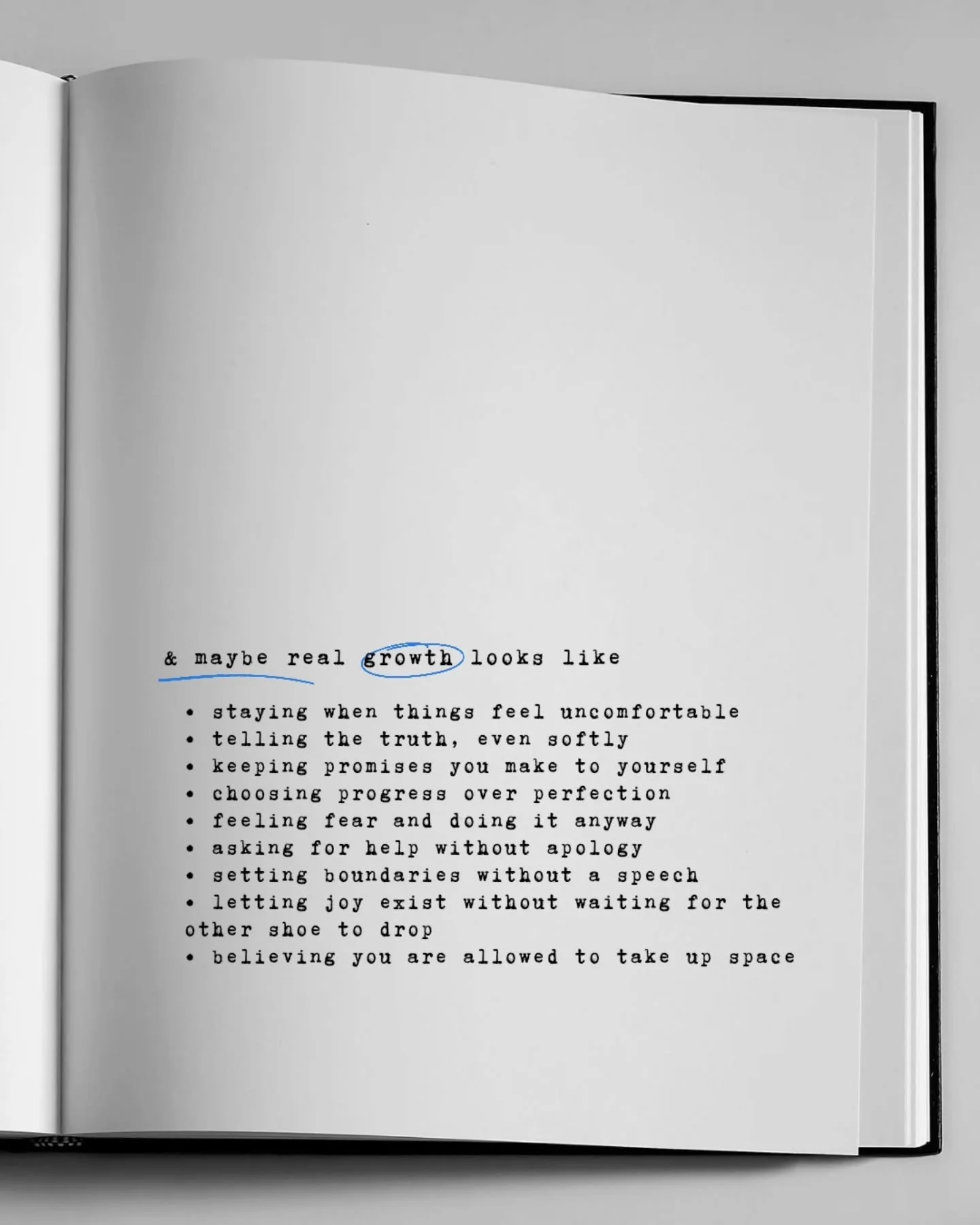Growth rarely announces itself in big, obvious ways. More often, it shows up in the quiet moments when you choose to respond differently than you once did. It is telling the truth gently instead of staying silent, keeping promises to yourself when no