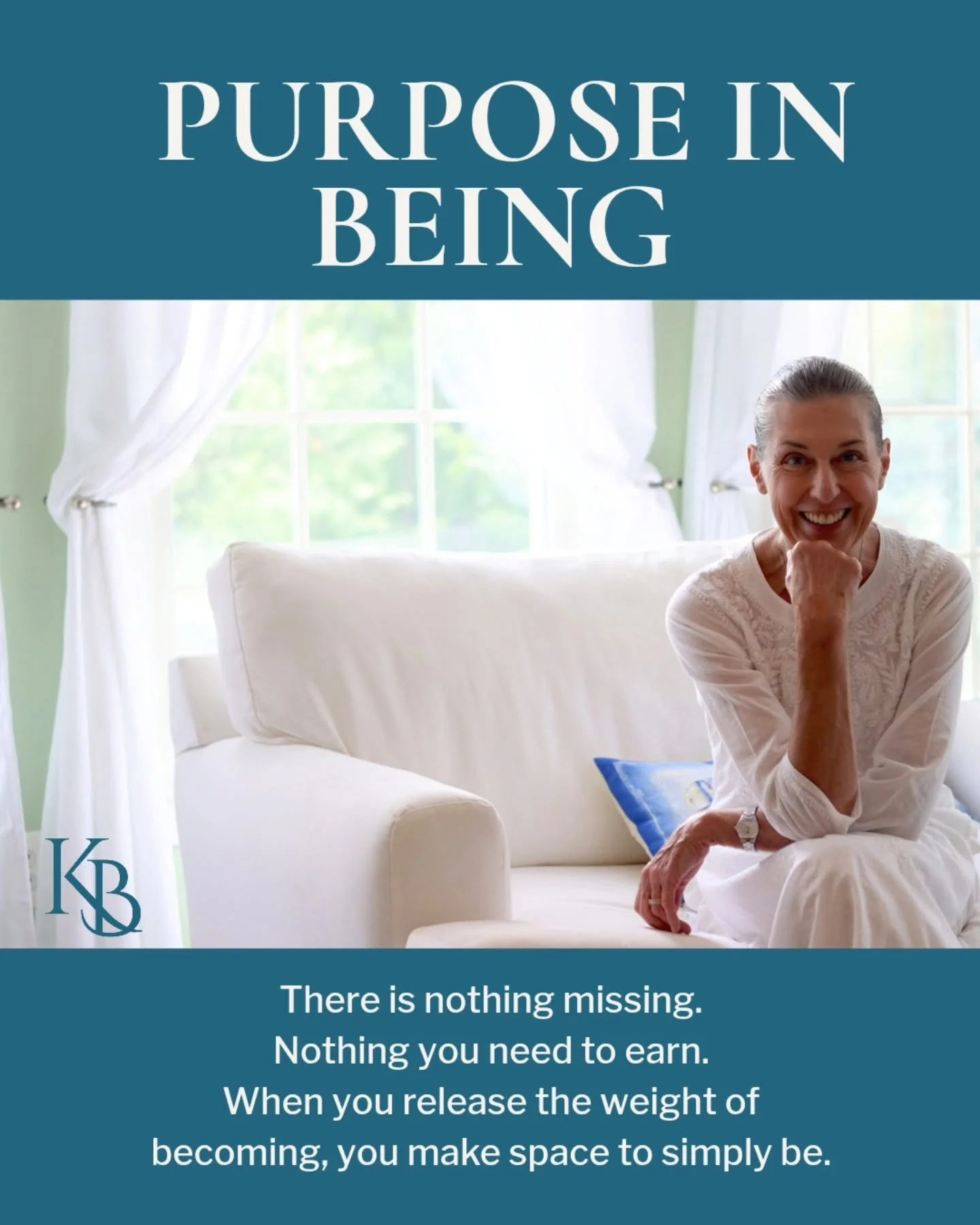 So much of our suffering comes from the belief that we need to earn our worth or arrive at a different version of ourselves. Purpose, in my experience, unfolds when we soften that effort and allow presence to lead. 🙏✨️

#QuietPurpose #LivingAligned 