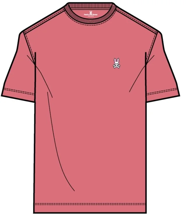 Kids Classic Crew Neck Tee-Sunkissed Coral
