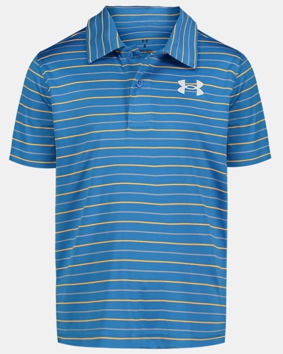 Boys' UA Matchplay Striped Polo