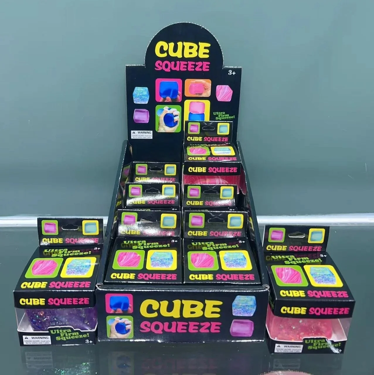 Glitter Cube Squishy