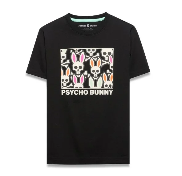 Kids Byron Graphic Tee-Black