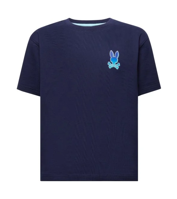 Kids Dax Relaxed Fit Tee-Evening Blue