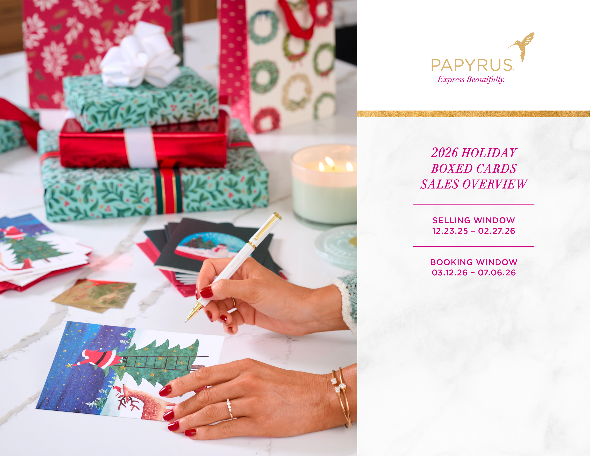2026 Papyrus Holiday Boxed Cards