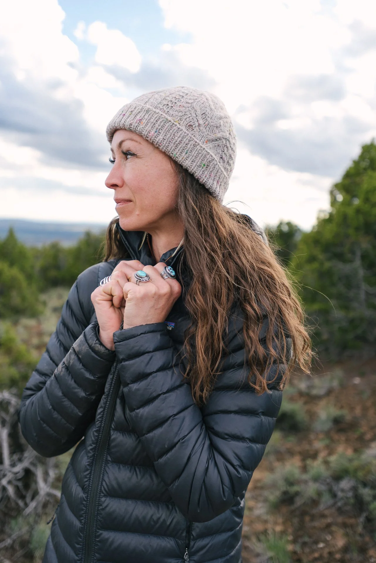 Winter Sage Hat knitting pattern by Briana Arlene