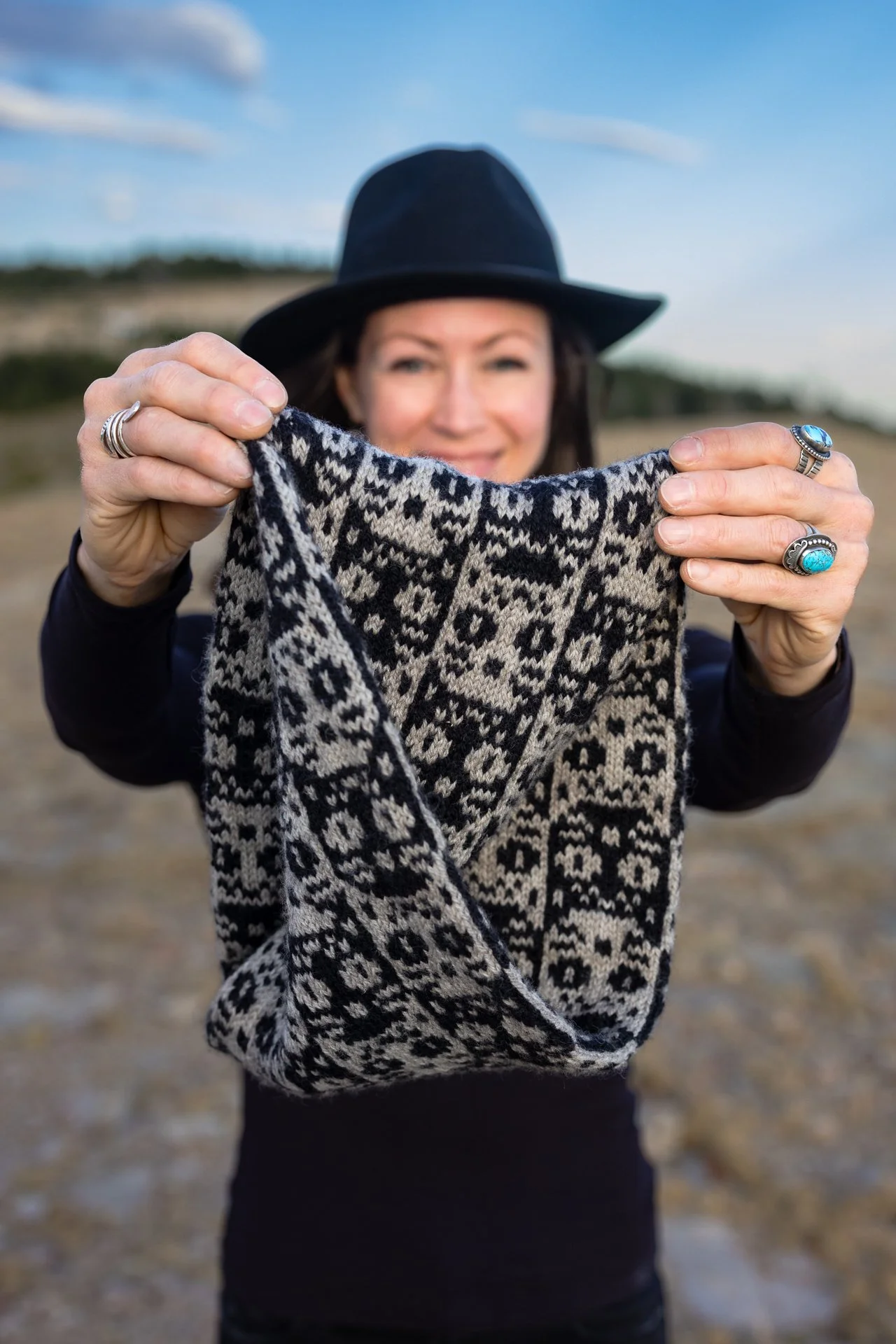 Cat Cowl knitting pattern by Briana Arlene