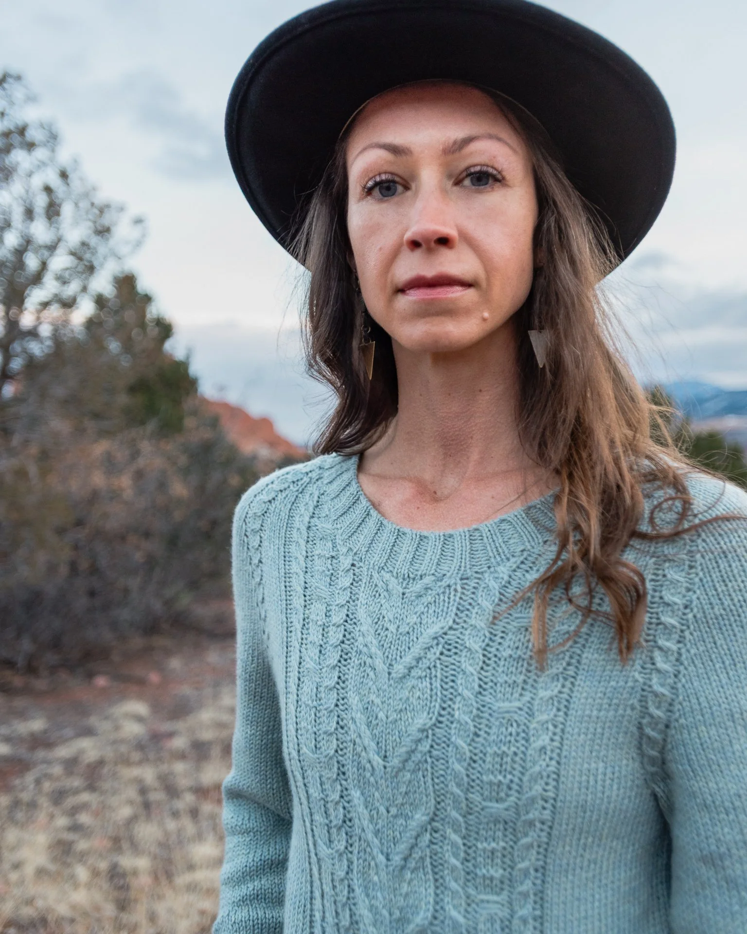 Winter Sage Sweater knitting pattern by Briana Arlene