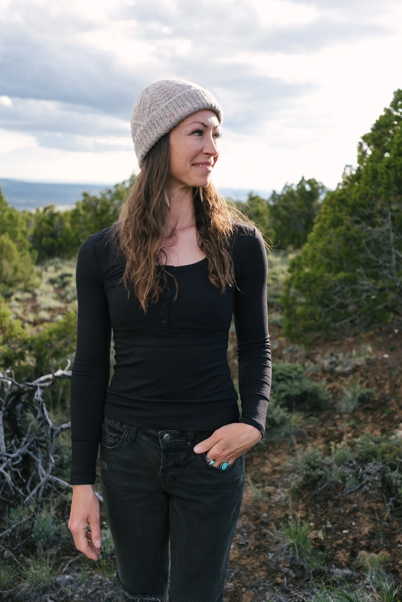 Winter Sage Hat knitting pattern by Briana Arlene