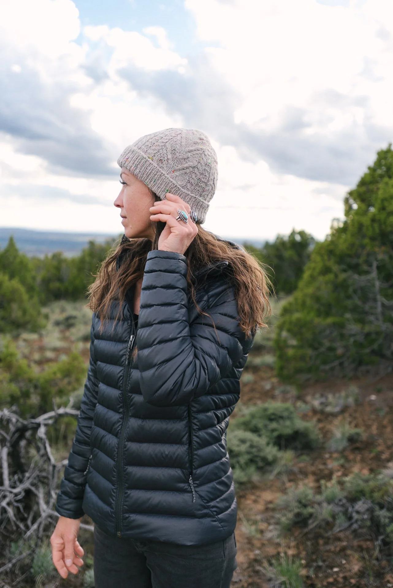 Winter Sage Hat knitting pattern by Briana Arlene