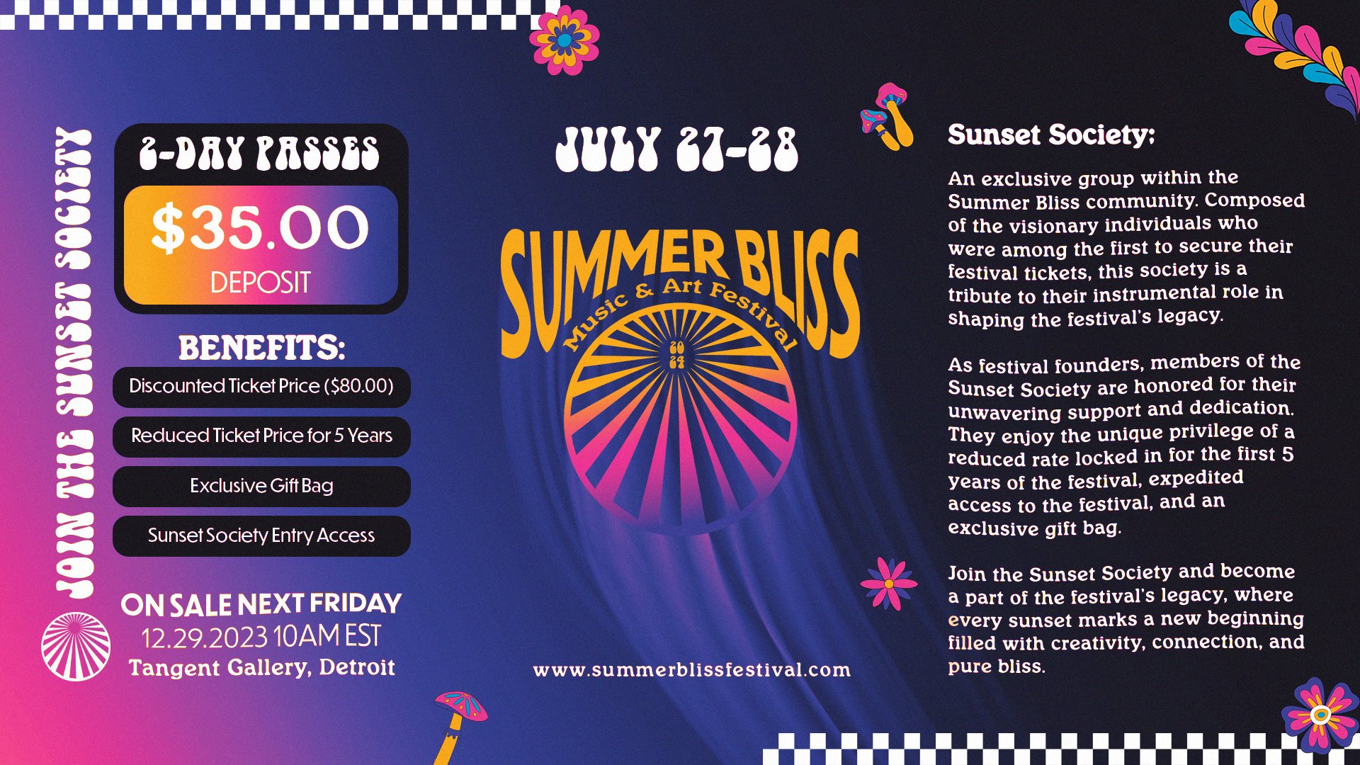 Summer Bliss Music & Arts Festival on X: Road Trip To Summer