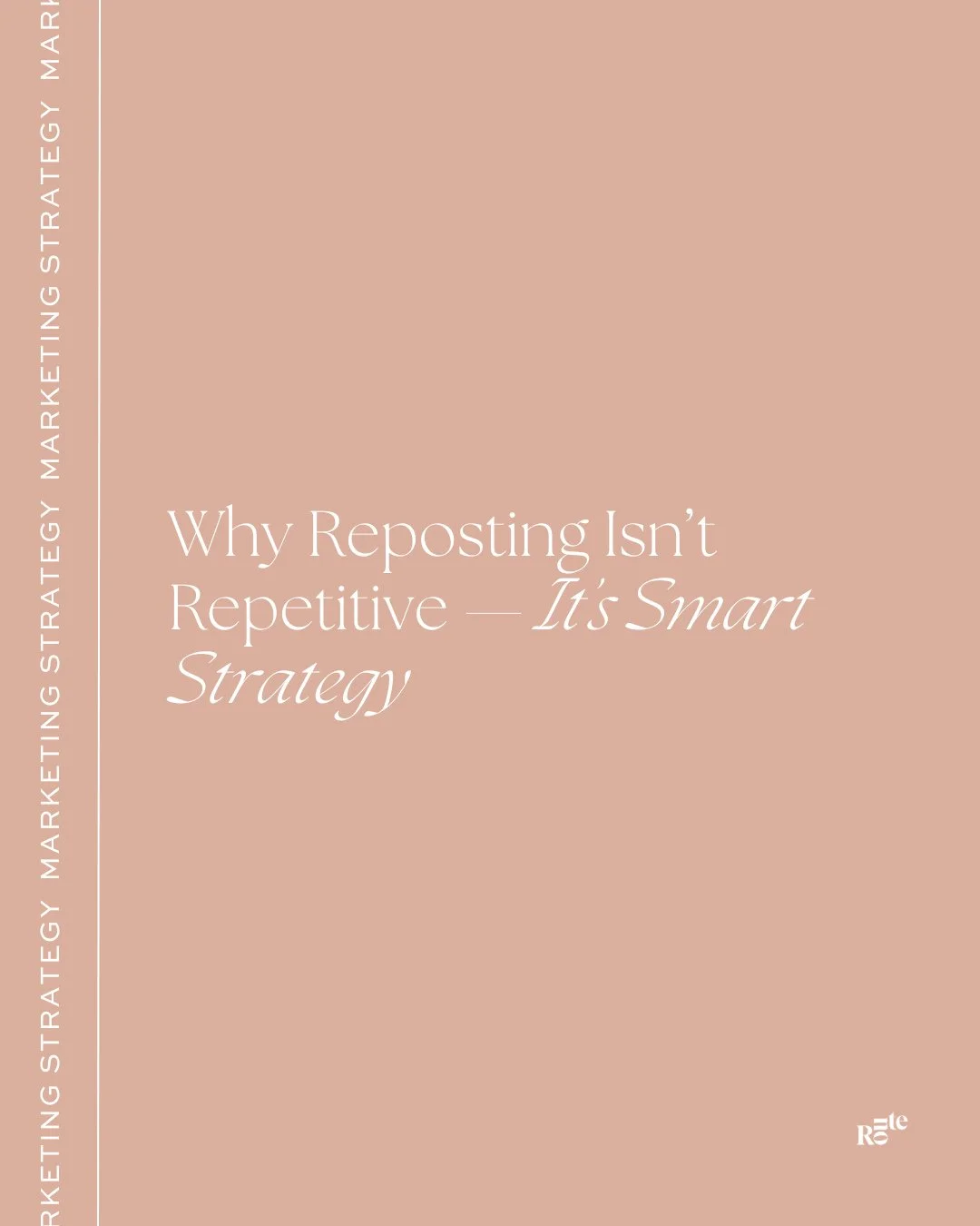Think reposting content is lazy? It&rsquo;s actually one of the smartest plays in the content game.⁠
⁠
In a world where most posts only reach 5&ndash;10% of your audience, reposting gives your best content a second chance to shine &mdash; and often o