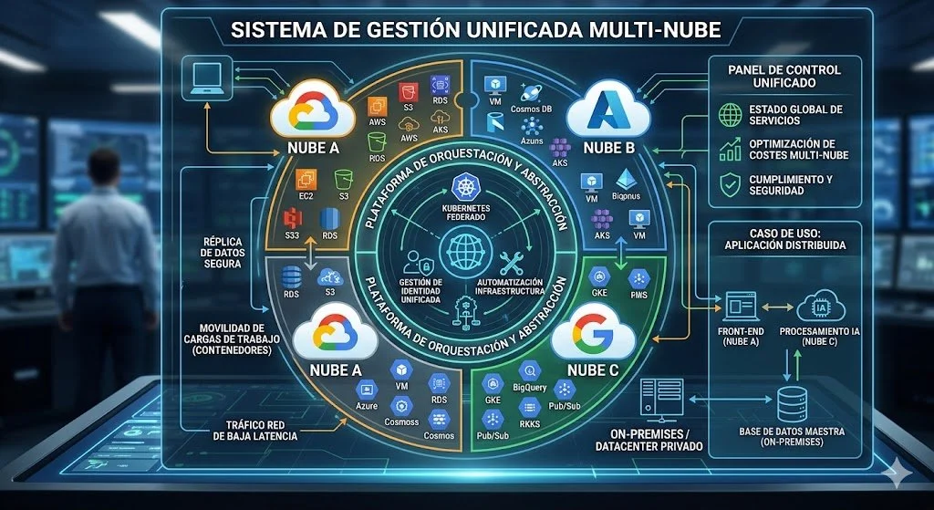 Estrategia Multi-Cloud empresas en 2026: El Ecosistema Definitivo de Innovación&nbsp;