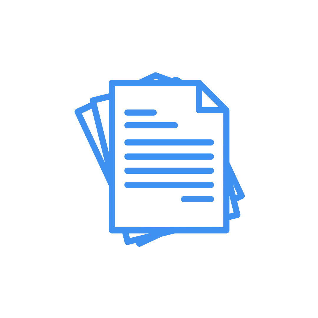 Icono de varios documentos o archivos