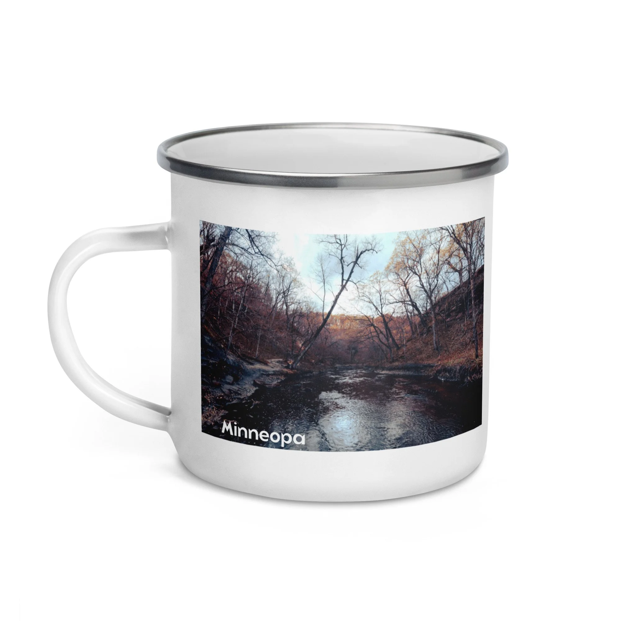 Minneopa State Park Enamel Mug