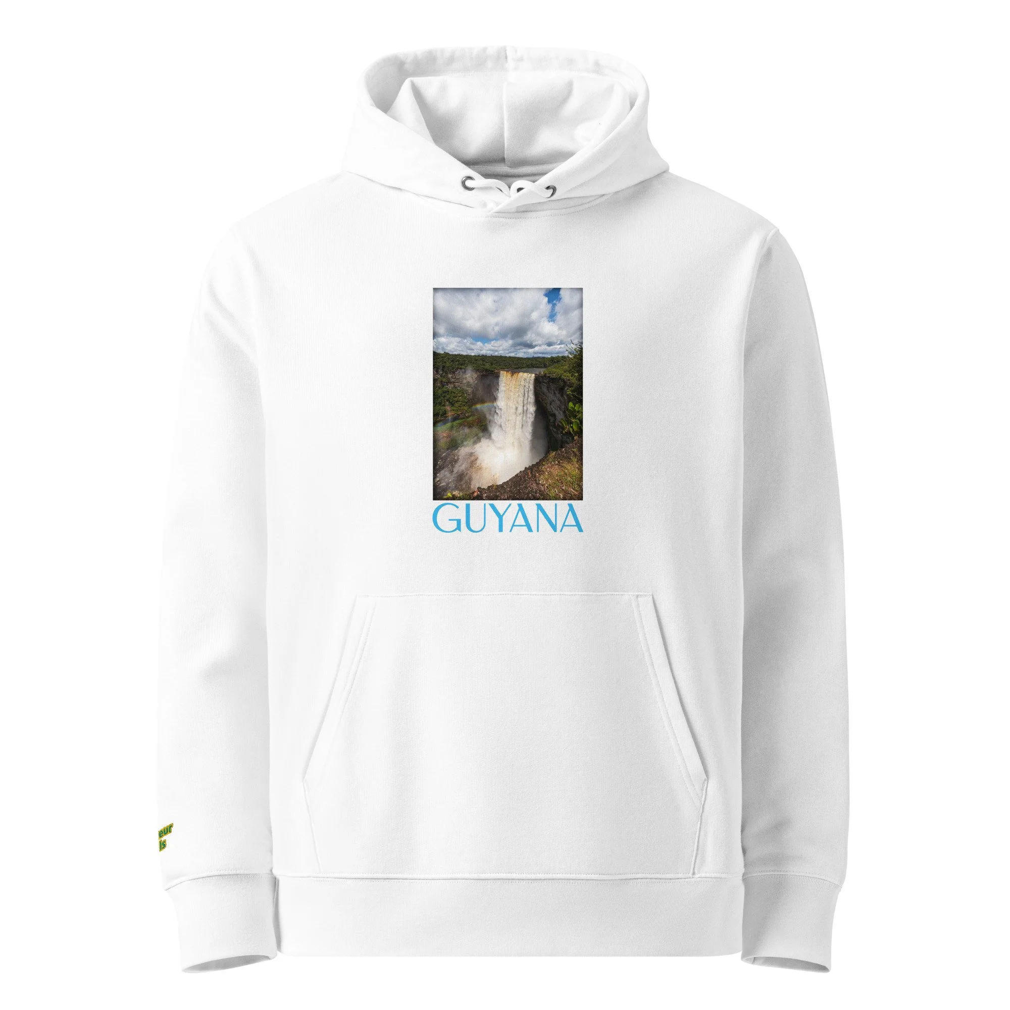 Unisex Essential Eco Hoodie - Kaieteur Falls Guyana