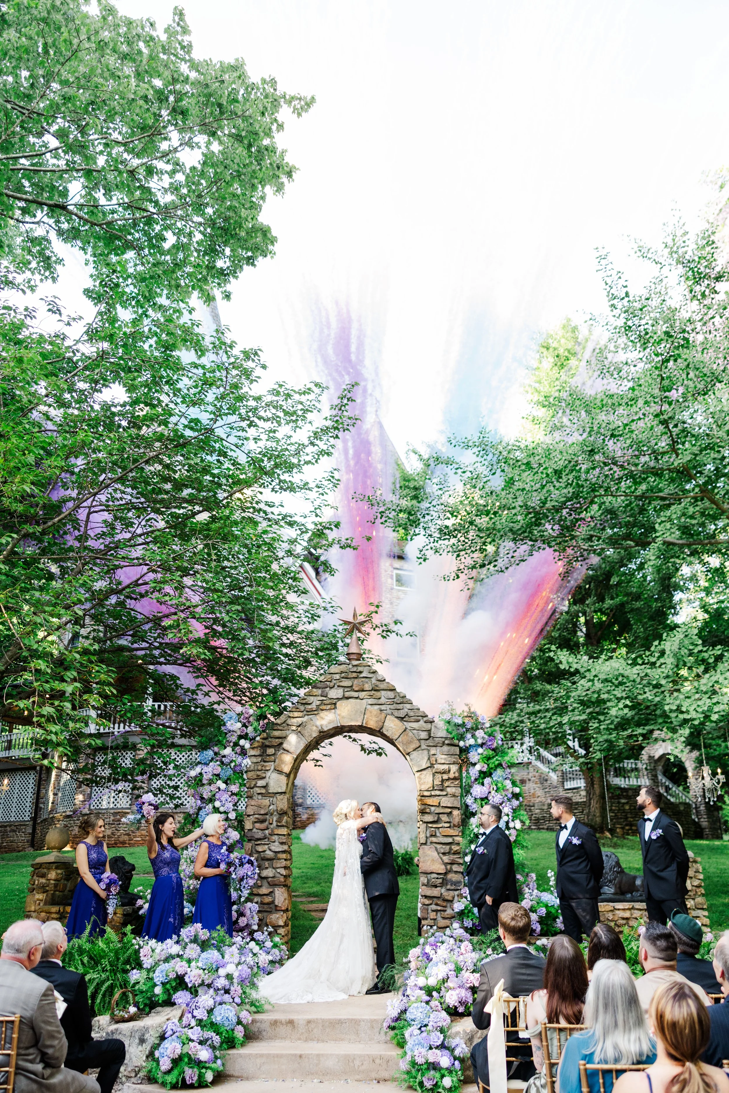 Real Love Stories: Shannon and Matt’s Camelot Wedding in a Fairy Tale Castle
