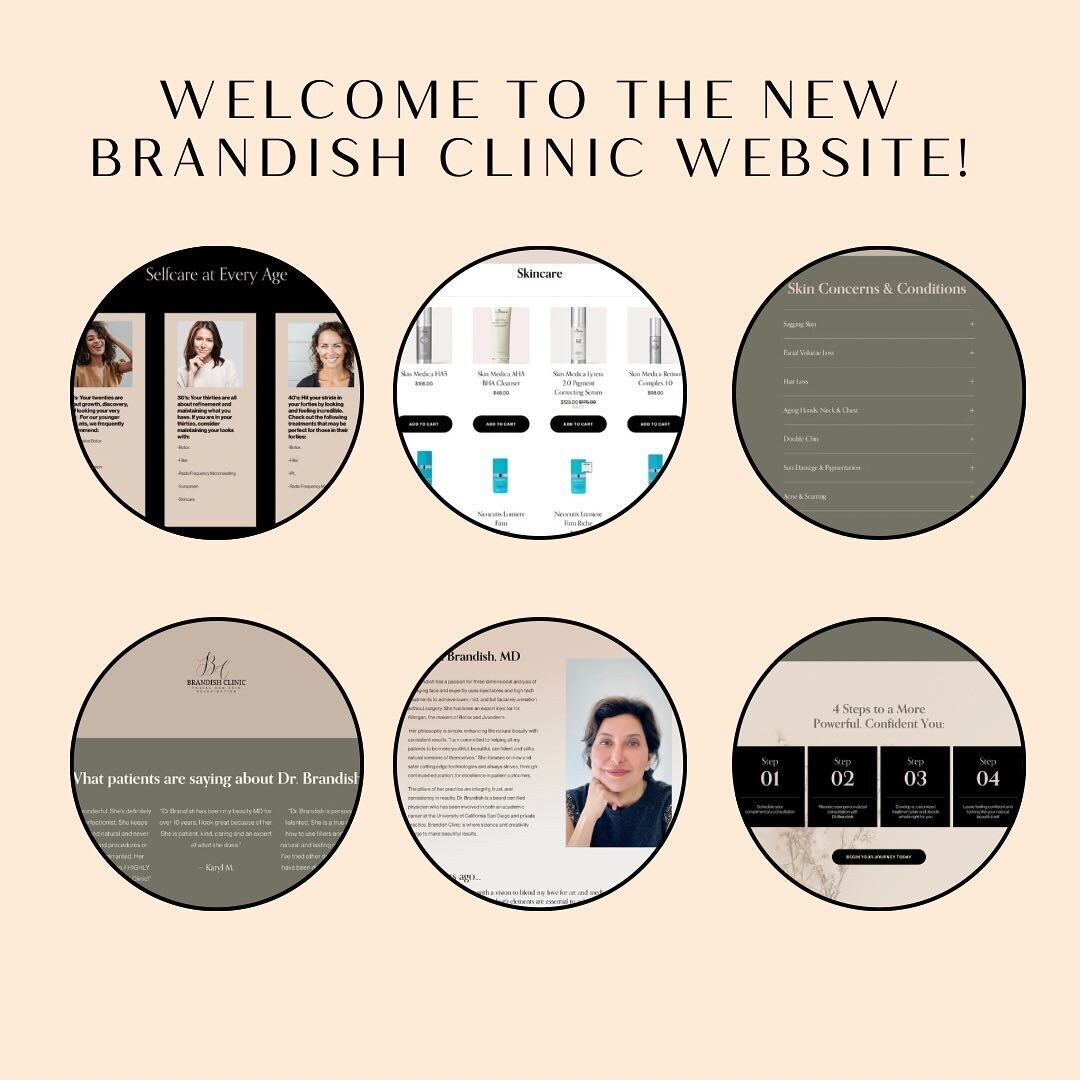 We are so excited to introduce our brand new website &amp; mobile app, both designed for your convenience!🤍 To celebrate the launch of these platforms, we are gifting you: 

&bull;20% off all skincare when purchased on the new site with code SALE20 