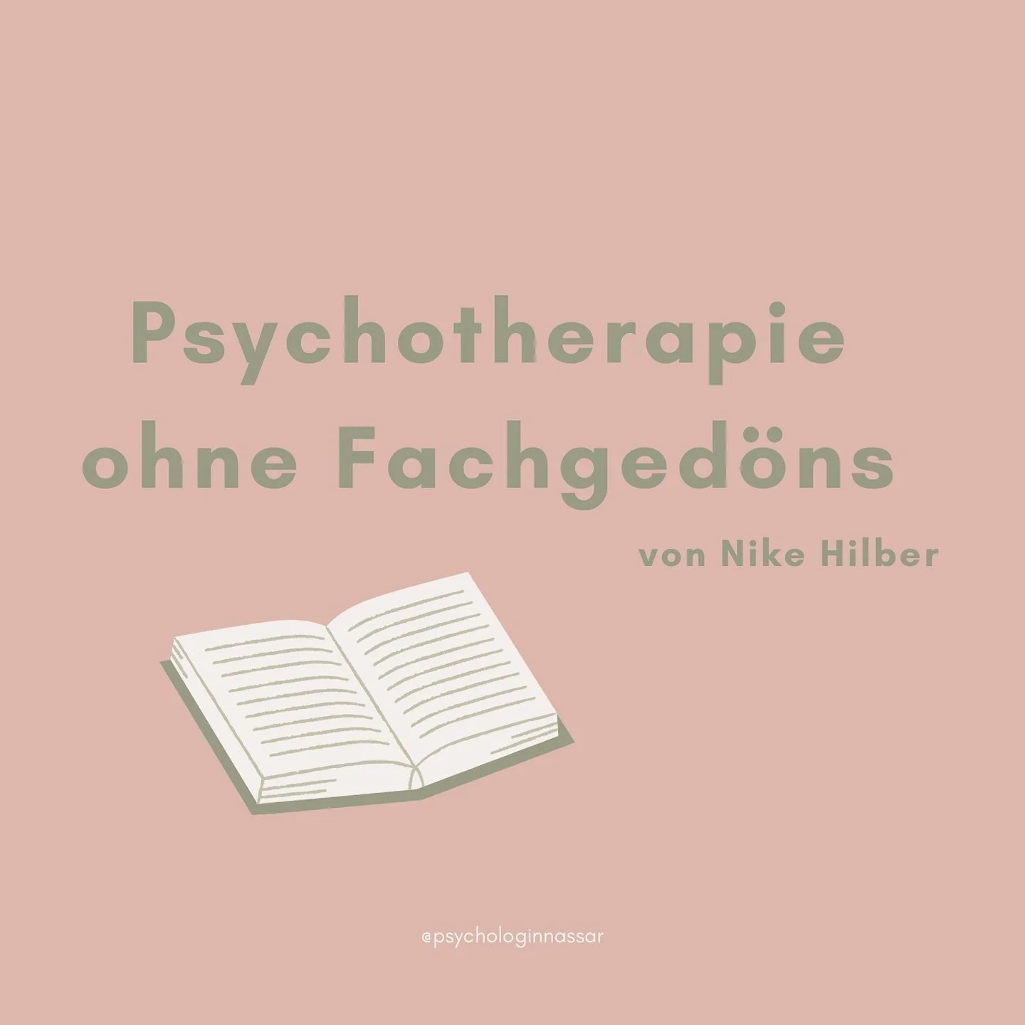 Kommen wir zu meiner kleinen Buchrezension:

Nike @la_psychologista l&auml;sst uns im Romanstil an besonderen Momenten in der Psychotherapie teilhaben. Mich haben viele ihrer Zeilen sehr bewegt und durch ihre besondere Art des Schreibens schwappen di
