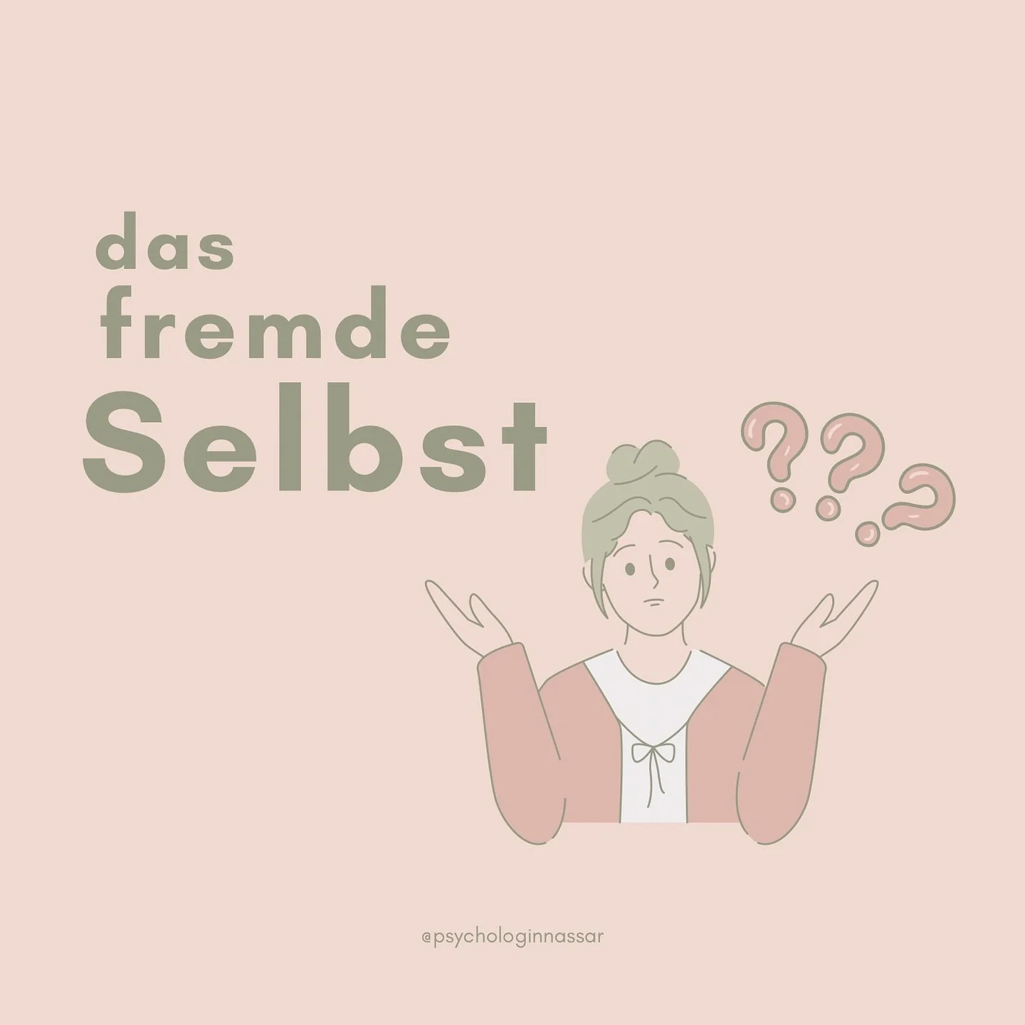 inspiriert vom Mentalisierungskonzept und der lieben @psychotherapie.kompakt hier ein paar Gedanken zum fremden Selbst 🎭