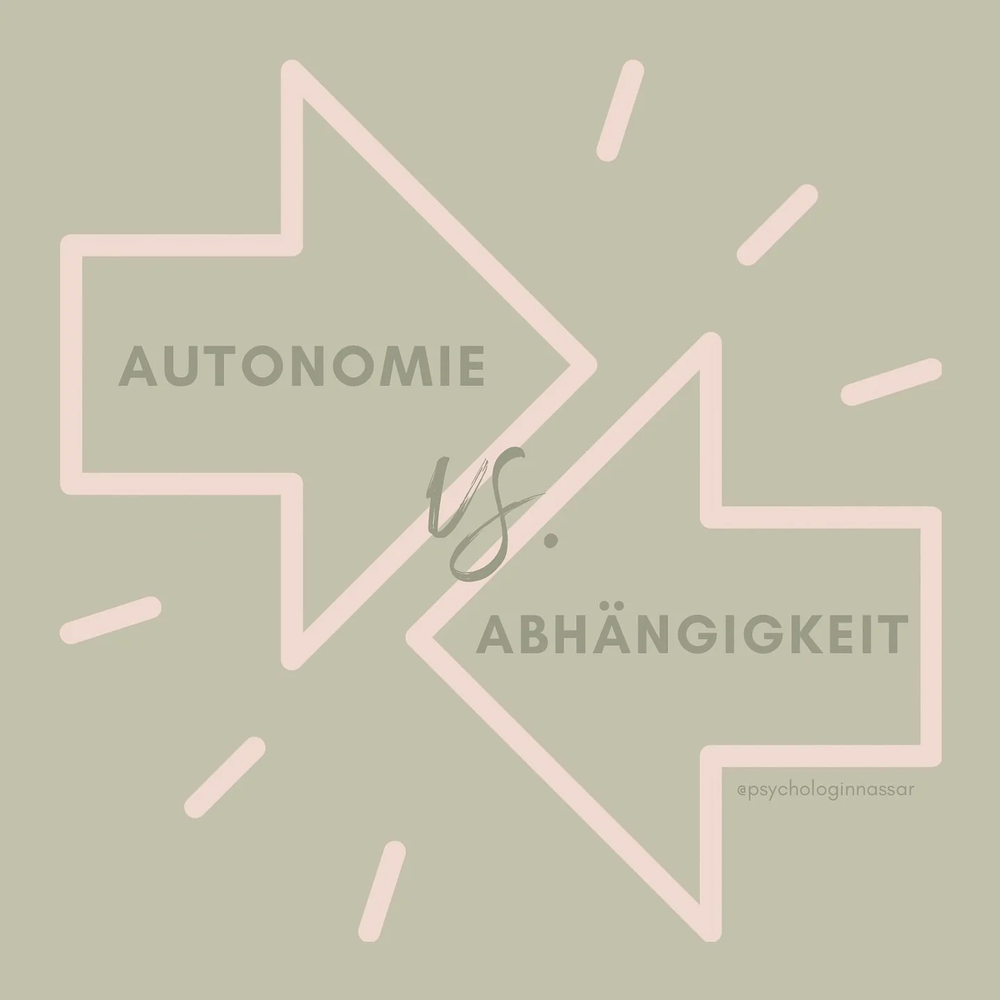 Autonomie vs. Abh&auml;ngigkeit 🪐

zum Nachlesen:
Mentzos, S. (2021). Neurotische Konfliktverarbeitung.