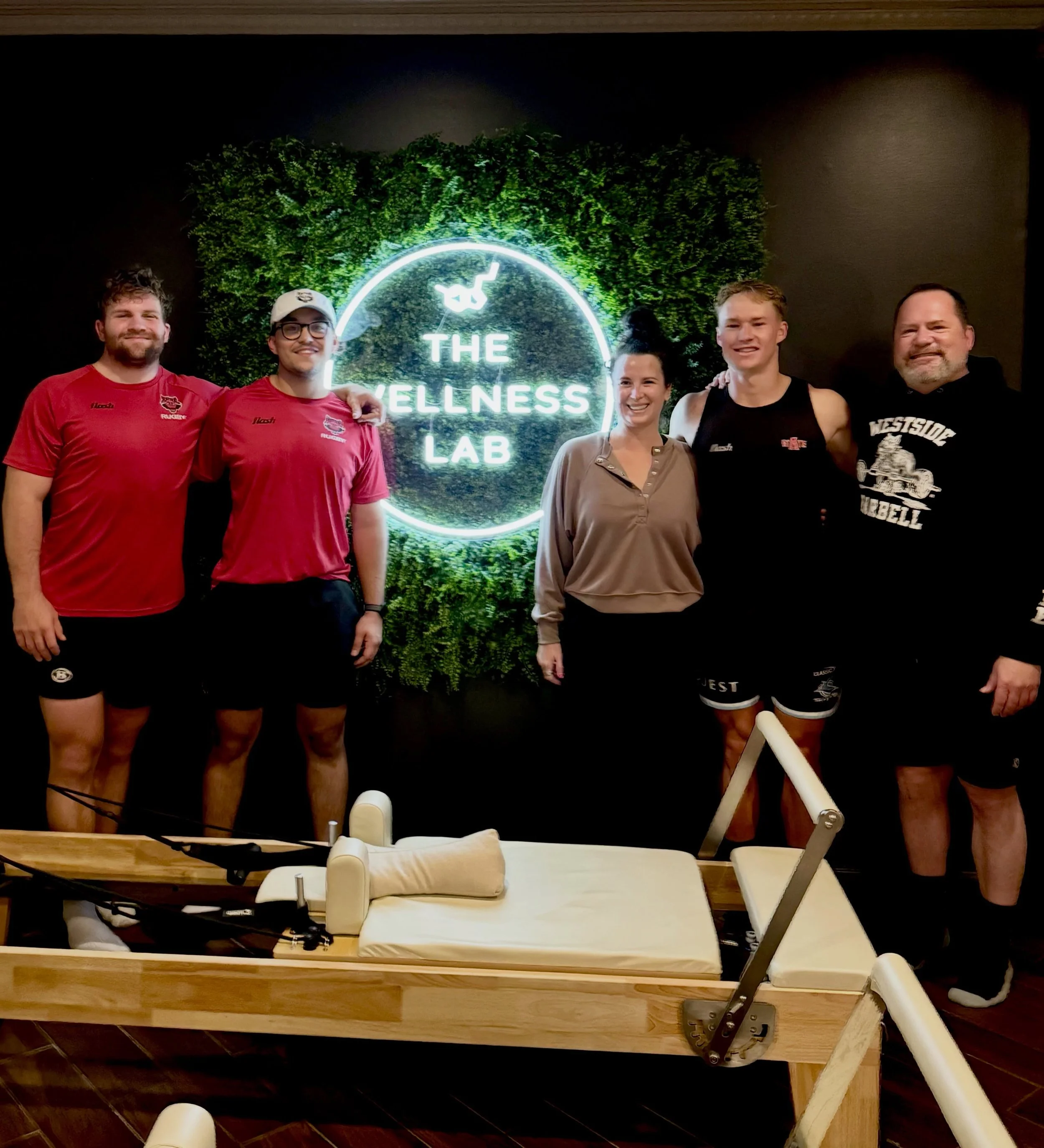 Super sweet morning having these @astaterugby boys join us for 6am reformer pilates @thewellnesslabjonesboro 

Without a doubt, the most impressive athletes I&rsquo;ve ever seen&hellip;and their politeness is off the charts❤️🐺🏉
#tougherthantherest