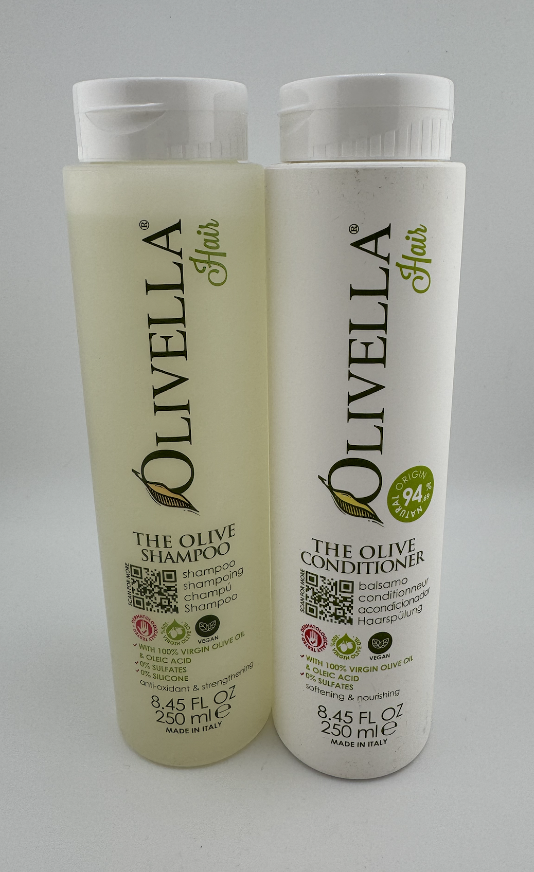 Olivella Olive Oil Shampoo and Conditioner Set