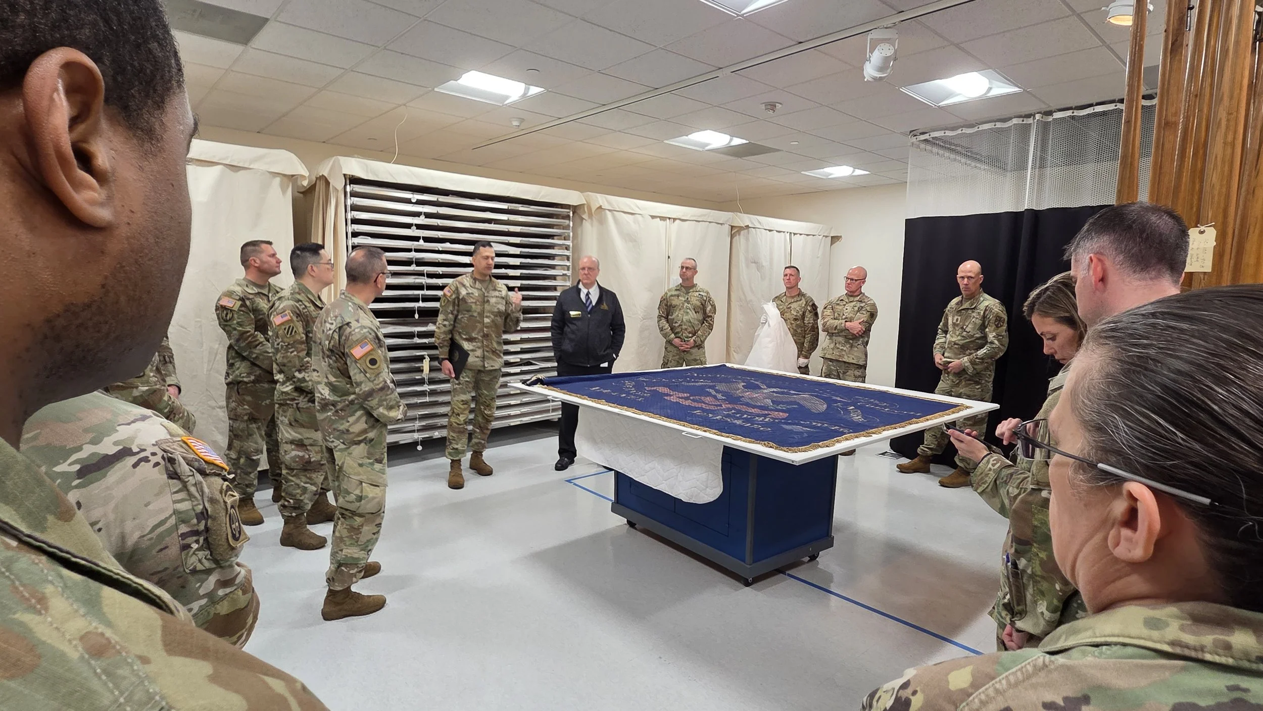 Visit from the Michigan Army National Guard