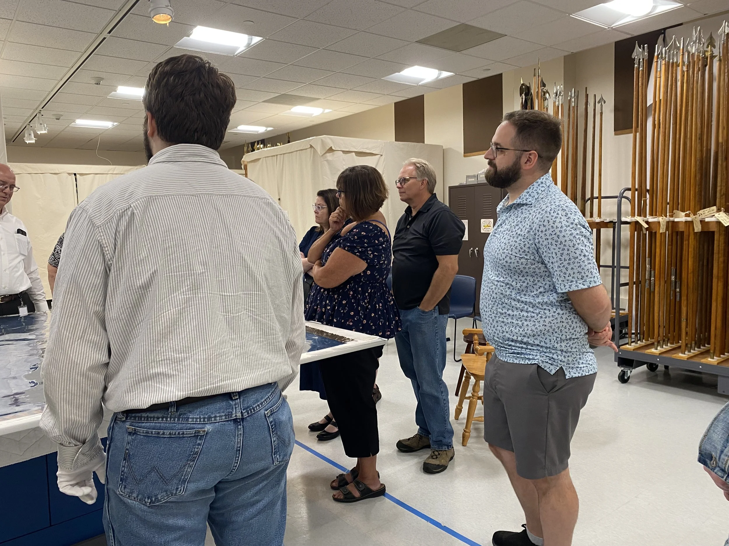 St. David’s Episcopal Church Visits Flags