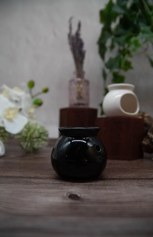 Duftlampe Mini Schwarz Front