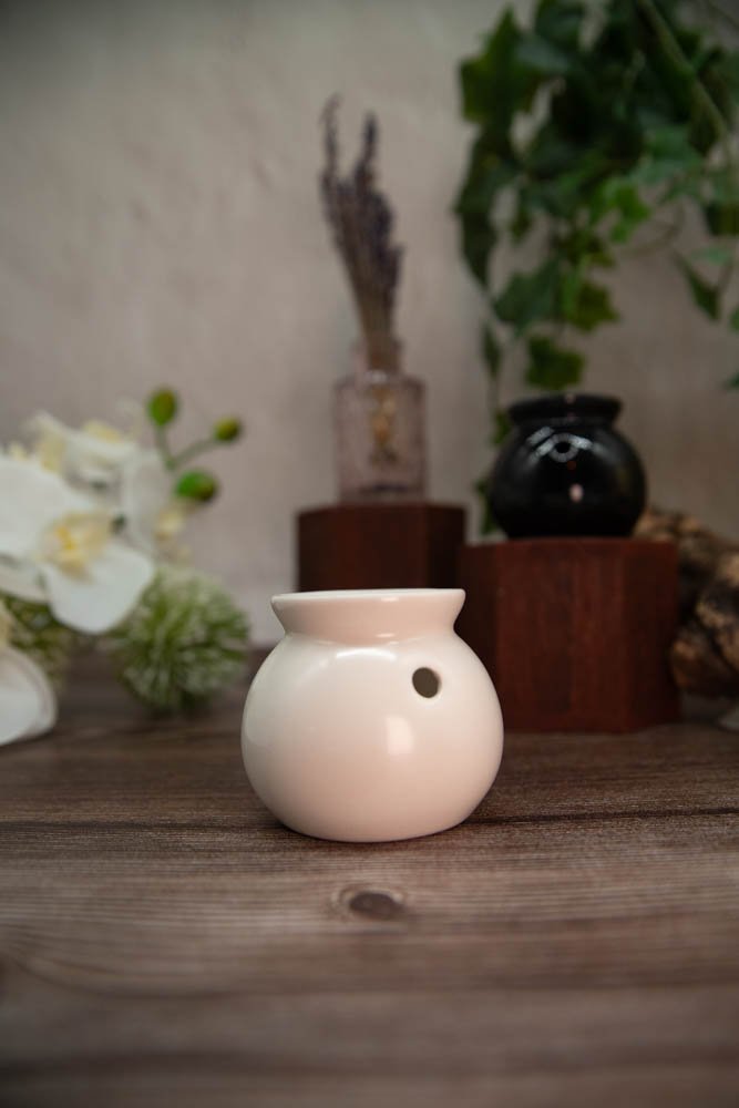 Duftlampe Mini Weiß Front