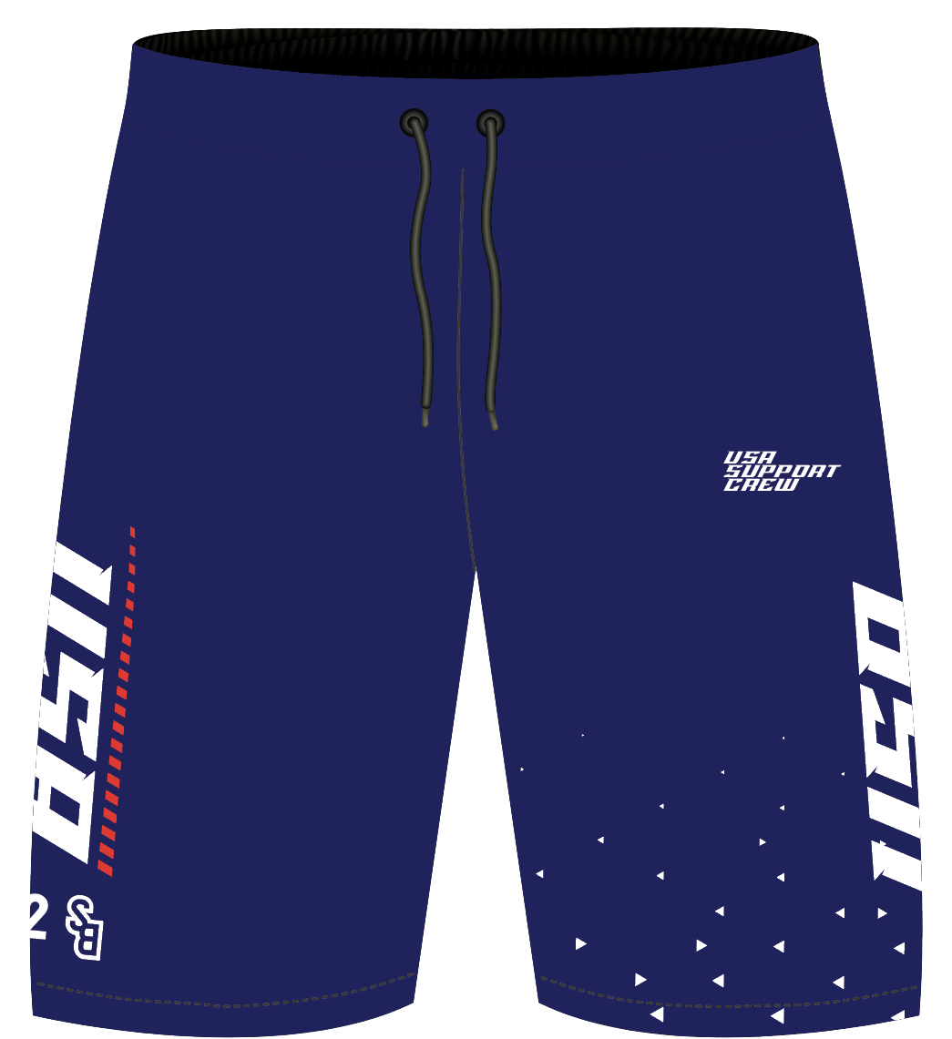 USA Sideline Crew Short - Blue