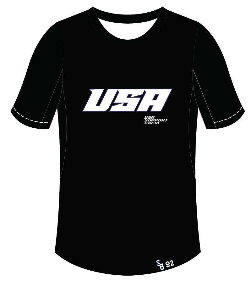 USA Sideline Tech Tee - Black