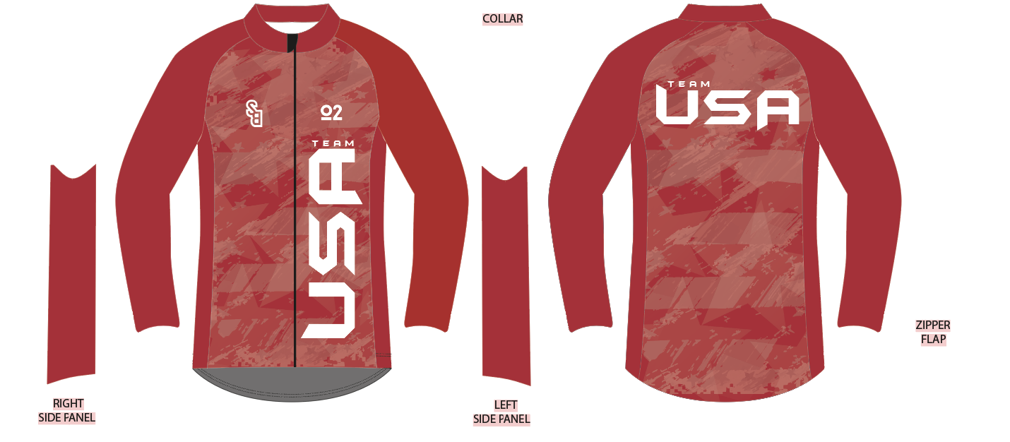Team USA Warm Up Jacket - Red