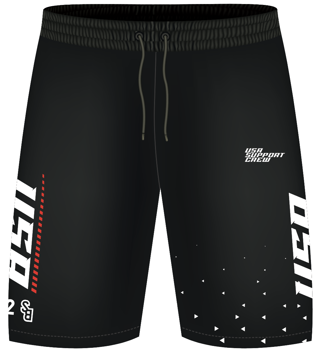 USA Sideline Short - Black