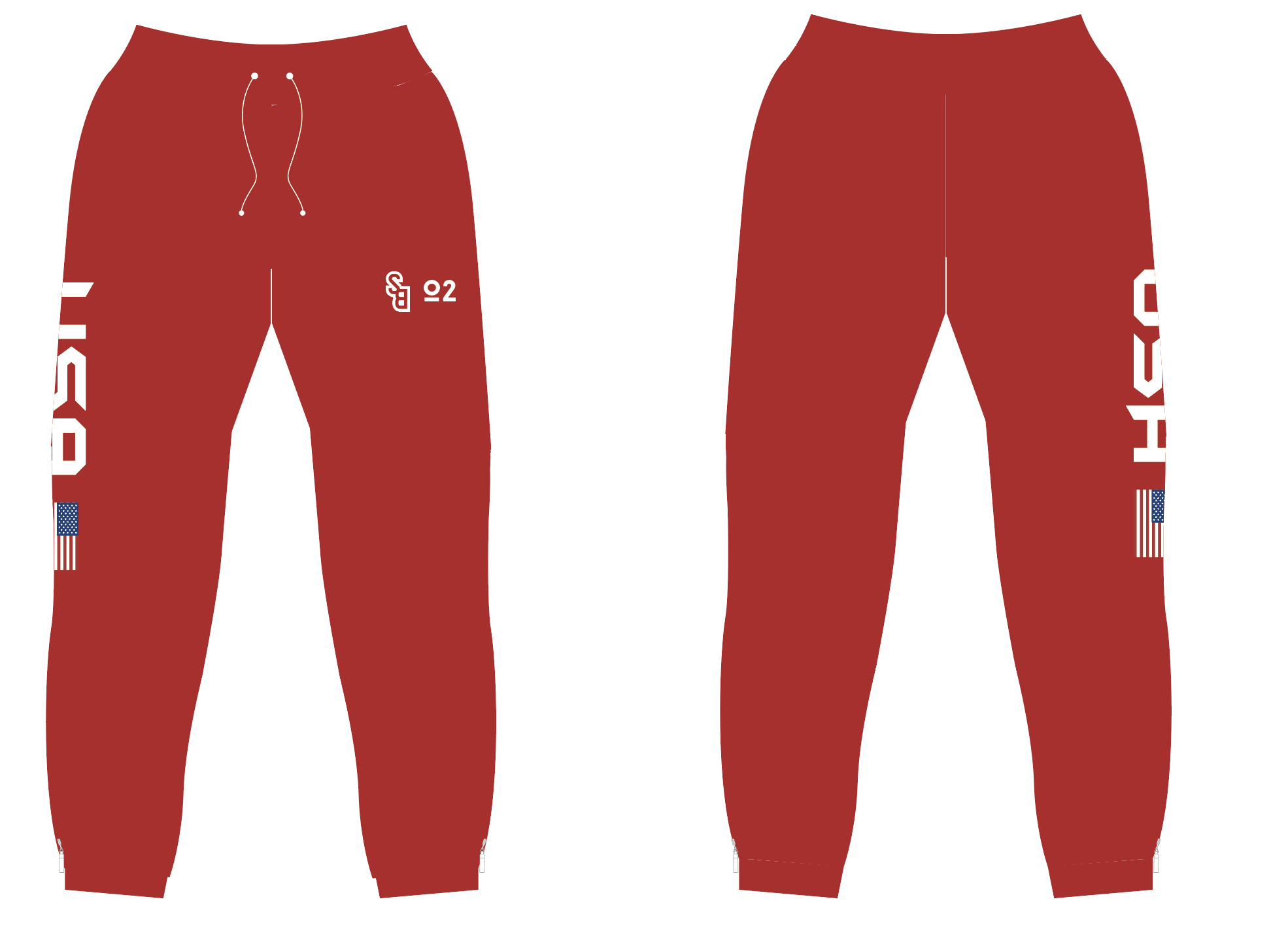 Lightweight Jogger - Red
