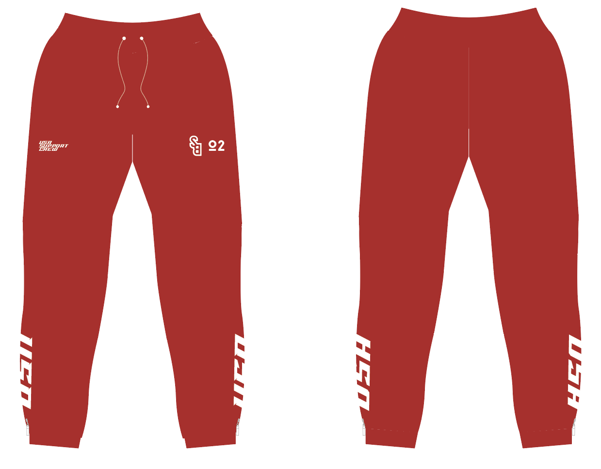 Sideline Lightweight Jogger - Red
