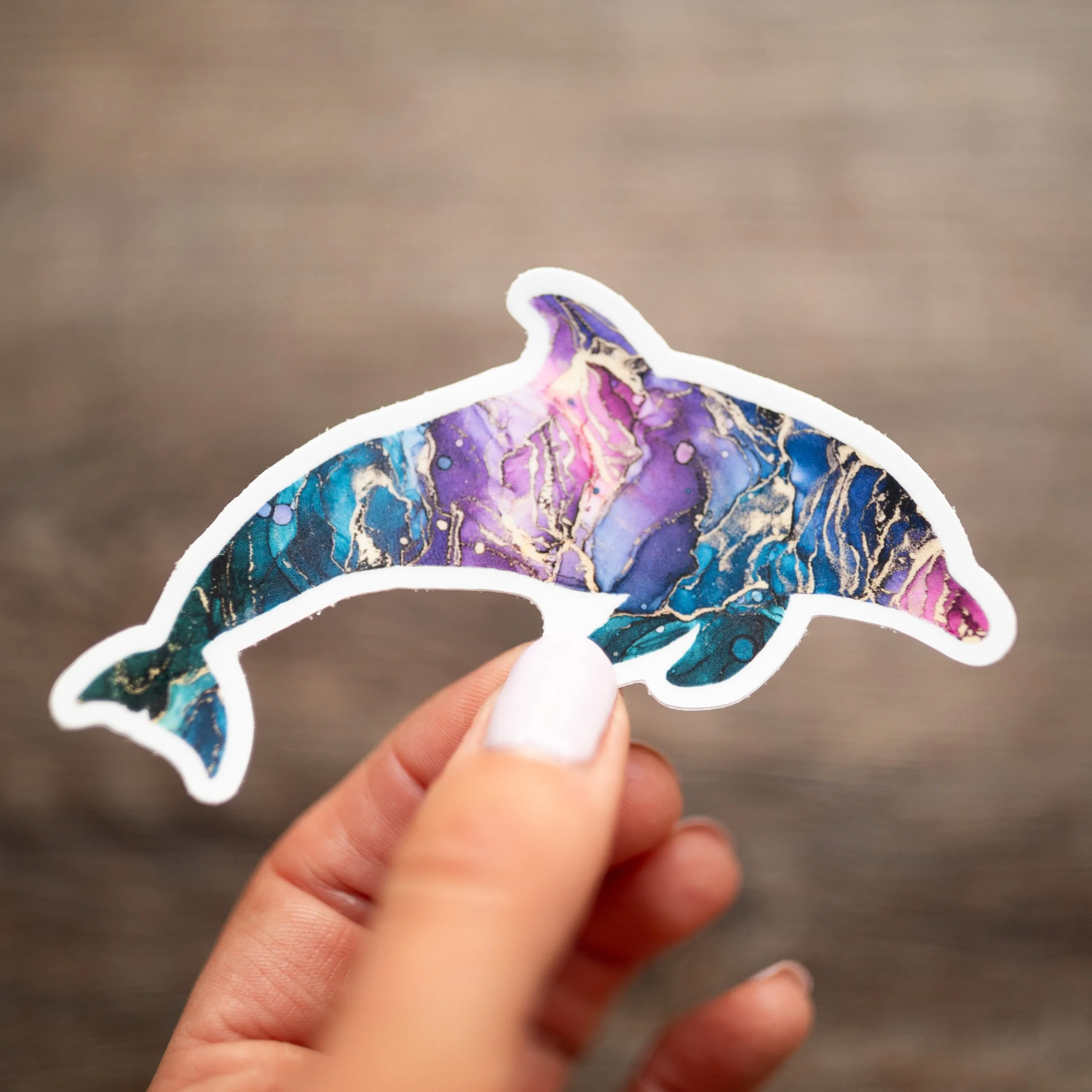 Vinyl Dolphin Sticker