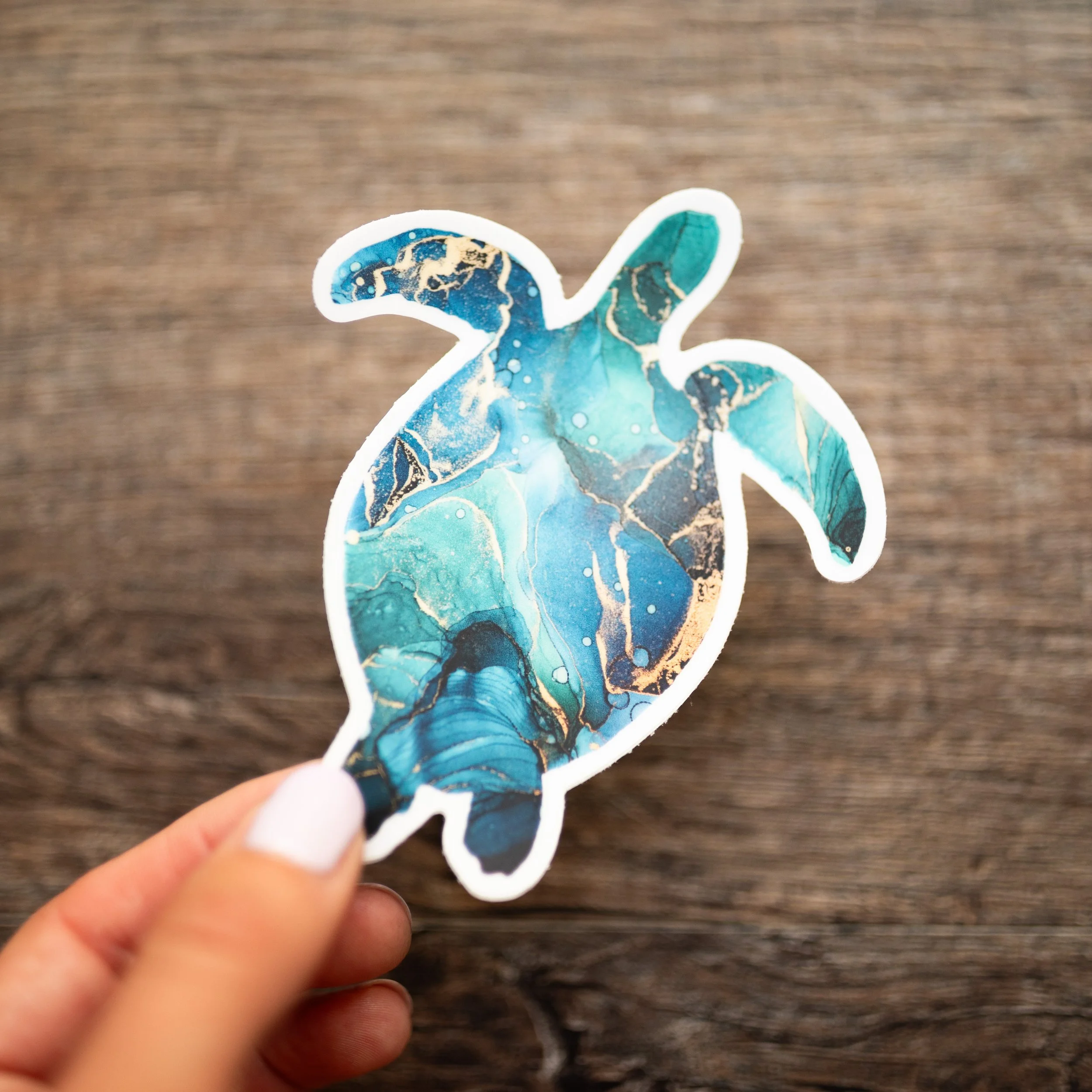 Vinyl Sea Turtle Sticker